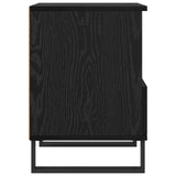 Armadietto per letto con cassetto Rovere Nero 40 x 35 x 50 cm