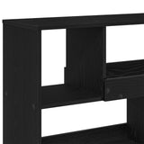 Scaffale per Libri Rovere Nero 100 x 33 x 94,5 cm