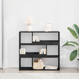 Scaffale per Libri Rovere Nero 100 x 33 x 94,5 cm
