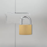 U Lock con Chiavi Ottone 7,4 x 2,1 x 10,6 cm Ferro