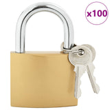 U Lock con Chiavi Ottone 7,4 x 2,1 x 10,6 cm Ferro
