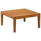 tavolo Legno di Acacia Massello Naturale 60 x 60 x 30 cm