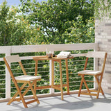 Sedie Bistro da Giardino 2 pcs Bianco Crema 40 x 53 x 80 cm