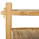Scarpiera con lo scaffale Naturale 4 ripiani Bambù