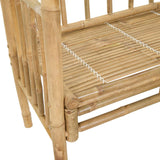 Arco da Giardino con Panchina Naturale 115 x 50 x 205 cm Bambù