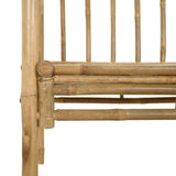 Arco da Giardino con Panchina Naturale 115 x 50 x 205 cm Bambù