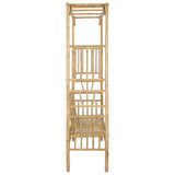 Arco da Giardino con Panchina Naturale 115 x 50 x 205 cm Bambù