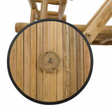 Carrello da servizio con ruote Naturale 79 x 67,5 x 84 cm Bambù
