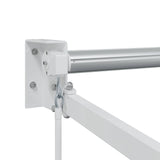 Telaio per tende da sole retrattile manuale Bianco 2,5 x 2 m