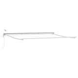 Telaio tenda elettrica con LED Bianco 4,5  3 m Alluminio