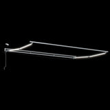 Telaio tenda elettrica con LED Bianco 4,5  3 m Alluminio