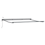 Telaio tenda elettrica con LED Antracite 4  3 m Alluminio