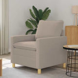 Divano Grigio Chiaro 76 x 81 x 87,5 cm Tessuto