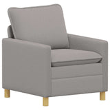 Divano Grigio Chiaro 76 x 81 x 87,5 cm Tessuto