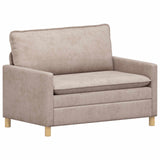Divano Beige 126 x 81 x 87,5 cm Poliestere