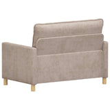 Divano Beige 126 x 81 x 87,5 cm Poliestere