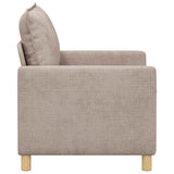 Divano Beige 126 x 81 x 87,5 cm Poliestere