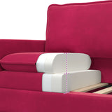 Divano Rosso Vino 156 x 81 x 87,5 cm Velluto