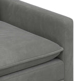 Divano Grigio Scuro 196 x 81 x 87,5 cm Velluto