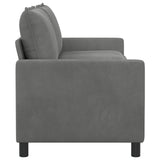 Divano Grigio Scuro 196 x 81 x 87,5 cm Velluto
