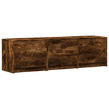 Mobile TV con LED 140 x 34 x 40 cm Quercia Affumicata