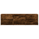Mobile TV con LED 140 x 34 x 40 cm Quercia Affumicata