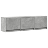 Mobile TV con LED 140x34x40 cm Grigio Cemento