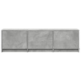 Mobile TV con LED 140x34x40 cm Grigio Cemento