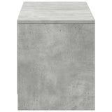 Mobile TV con LED 140x34x40 cm Grigio Cemento
