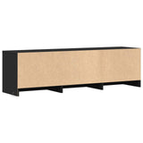 Mobile TV con LED 140 x 34 x 40 cm Nero Legno ingegnerizzato