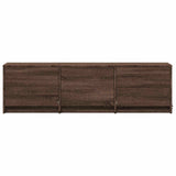 Mobile TV con LED 140 x 34 x 40 cm Quercia marrone