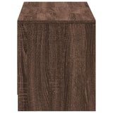 Mobile TV con LED 140 x 34 x 40 cm Quercia marrone