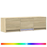 Mobile TV con LED 140 x 34 x 40 cm Rovere Sonoma