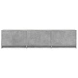 Mobile TV con LED con LED Grigio Cemento 165 x 34 x 40 cm