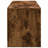 Mobile TV con LED 165 x 34 x 40 cm Quercia Affumicata