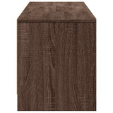 Mobile TV con LED con LED Quercia marrone 165 x 34 x 40 cm