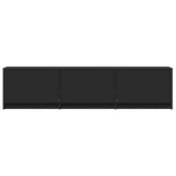 Mobile TV con LED 165 x 34 x 40 cm Nero Legno ingegnerizzato