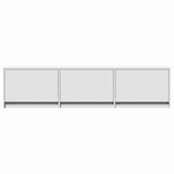 Mobile TV con LED 165 x 34 x 40 cm Bianco Legno ingegnerizzato