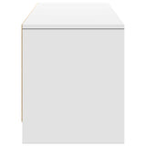 Mobile TV con LED 165 x 34 x 40 cm Bianco Legno ingegnerizzato