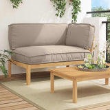 Set di divani Talpa 133 x 92 x 69 cm Legno di Acacia Massello