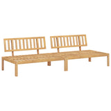Set di divani con cuscino 2 pcs Grigio Legno di Acacia Massello