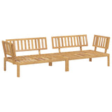 Set di divani 2 pcs Antracite Legno di Acacia Massello