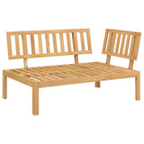 Set di divani con cuscino 2 pcs Talpa Legno di Acacia Massello