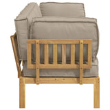 Set di divani con cuscino 2 pcs Talpa Legno di Acacia Massello