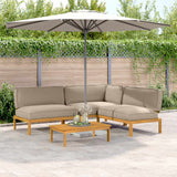 Set di divani 4 pcs Talpa Legno di Acacia Massello