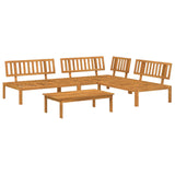 Set di divani 4 pcs Talpa Legno di Acacia Massello