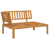 Set di divani 4 pcs Talpa Legno di Acacia Massello