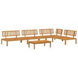Set di divani con cuscino 5 pcs Talpa Legno di Acacia Massello