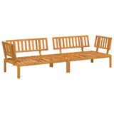 Set di divani con cuscino 2 pcs Talpa Legno di Acacia Massello