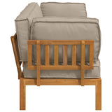 Set di divani con cuscino 2 pcs Talpa Legno di Acacia Massello